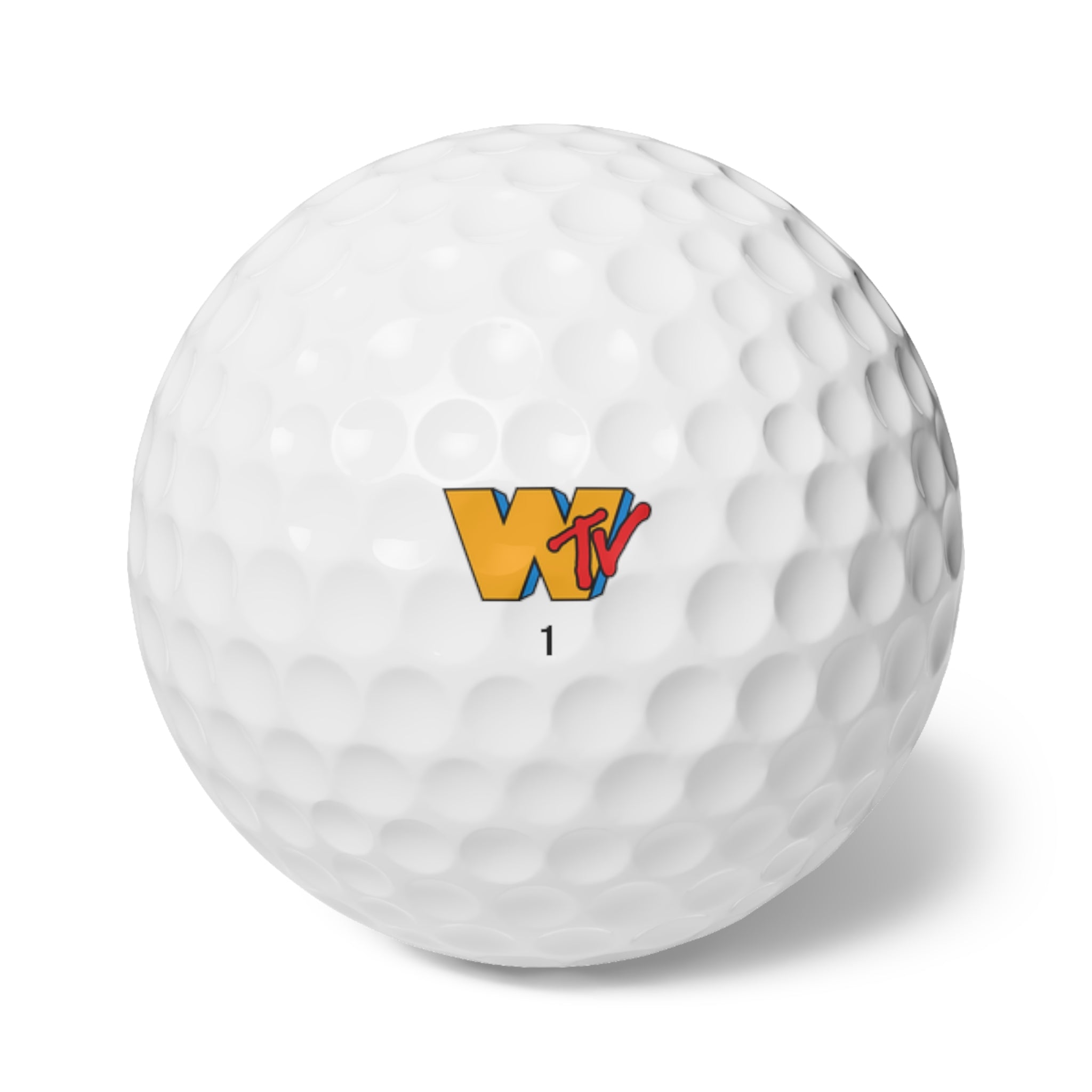 WAV TV Golf Balls, 6pcs