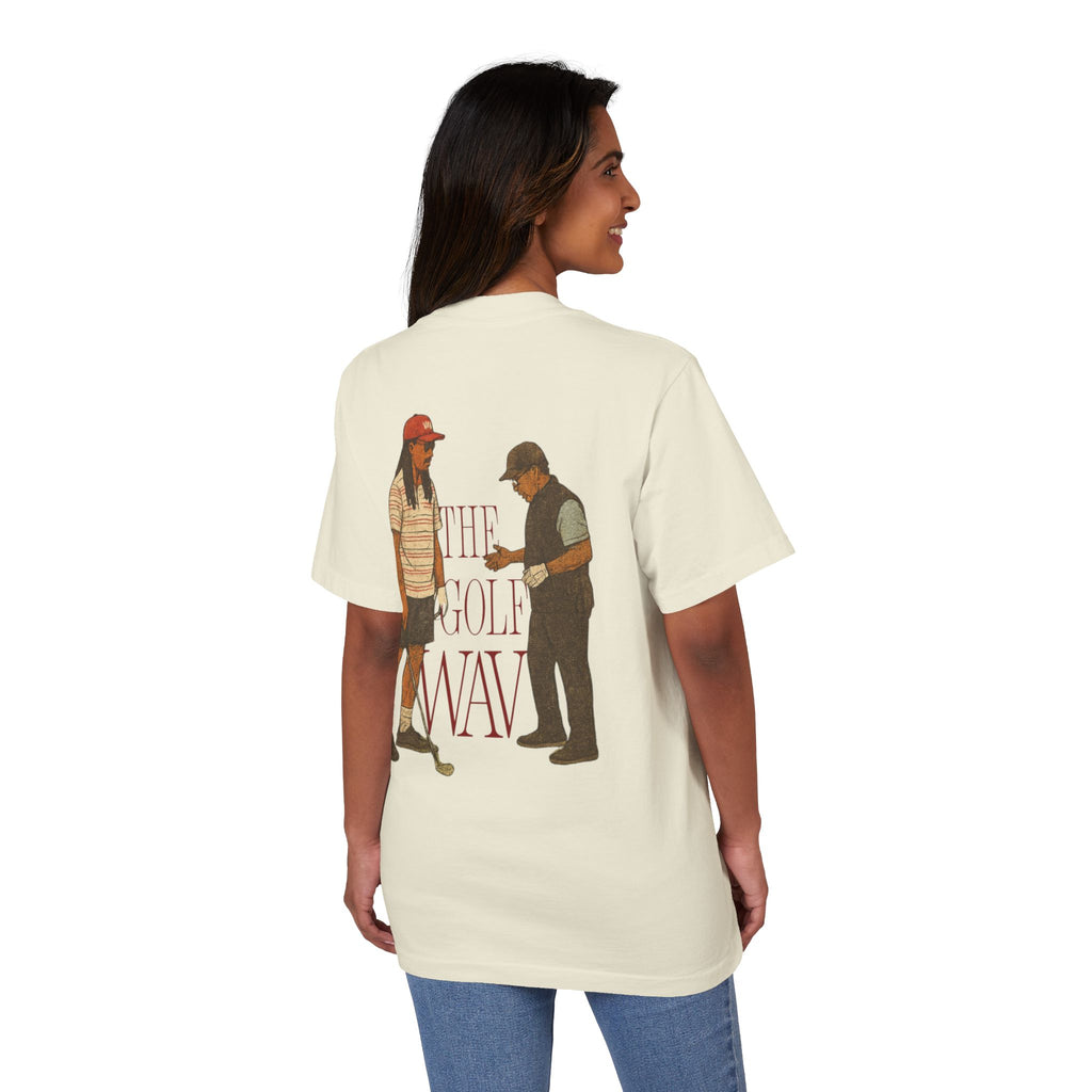 THE GOLF WAV Unisex Garment-Dyed Drop-Shoulder T-Shirt