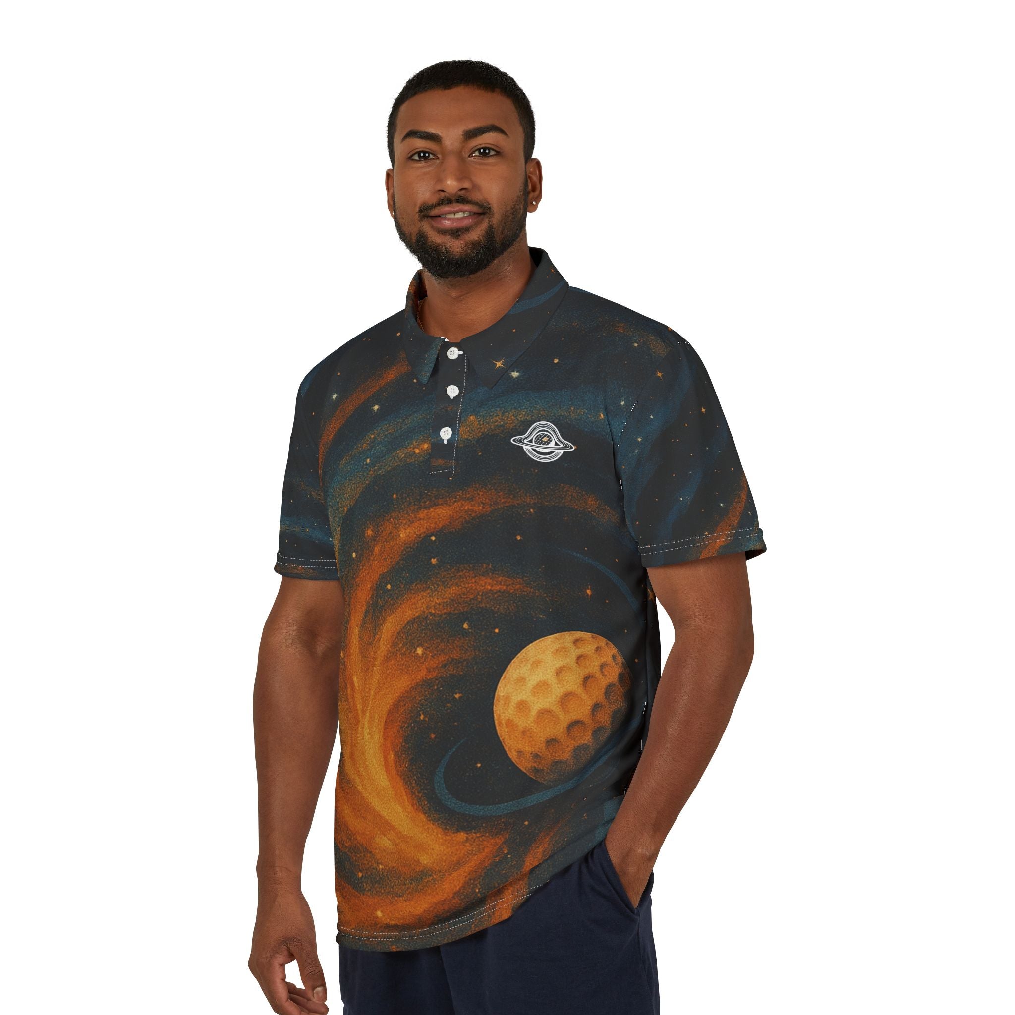 GALAXY Unisex Polo Shirt (AOP)