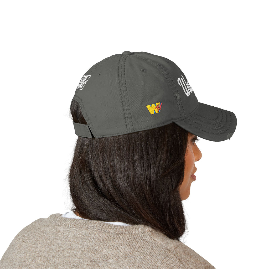 Distressed Dad Hat (Embroidery)
