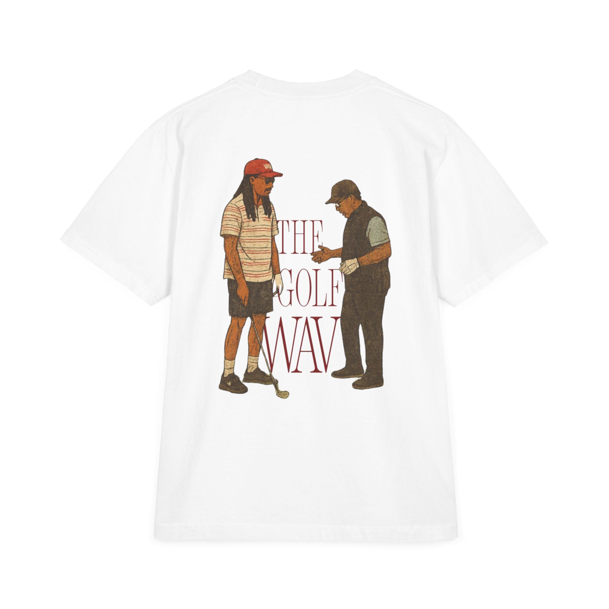 THE GOLF WAV Unisex Garment-Dyed Drop-Shoulder T-Shirt