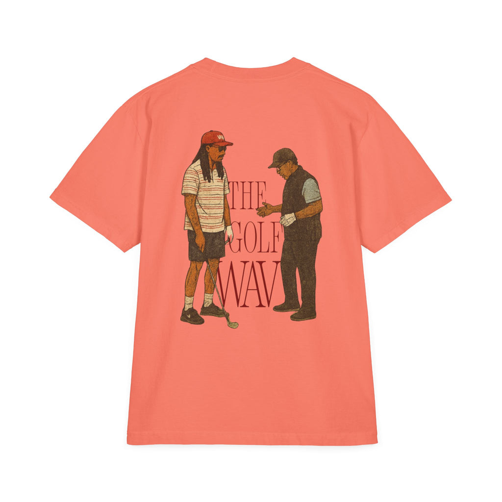 THE GOLF WAV Unisex Garment-Dyed Drop-Shoulder T-Shirt