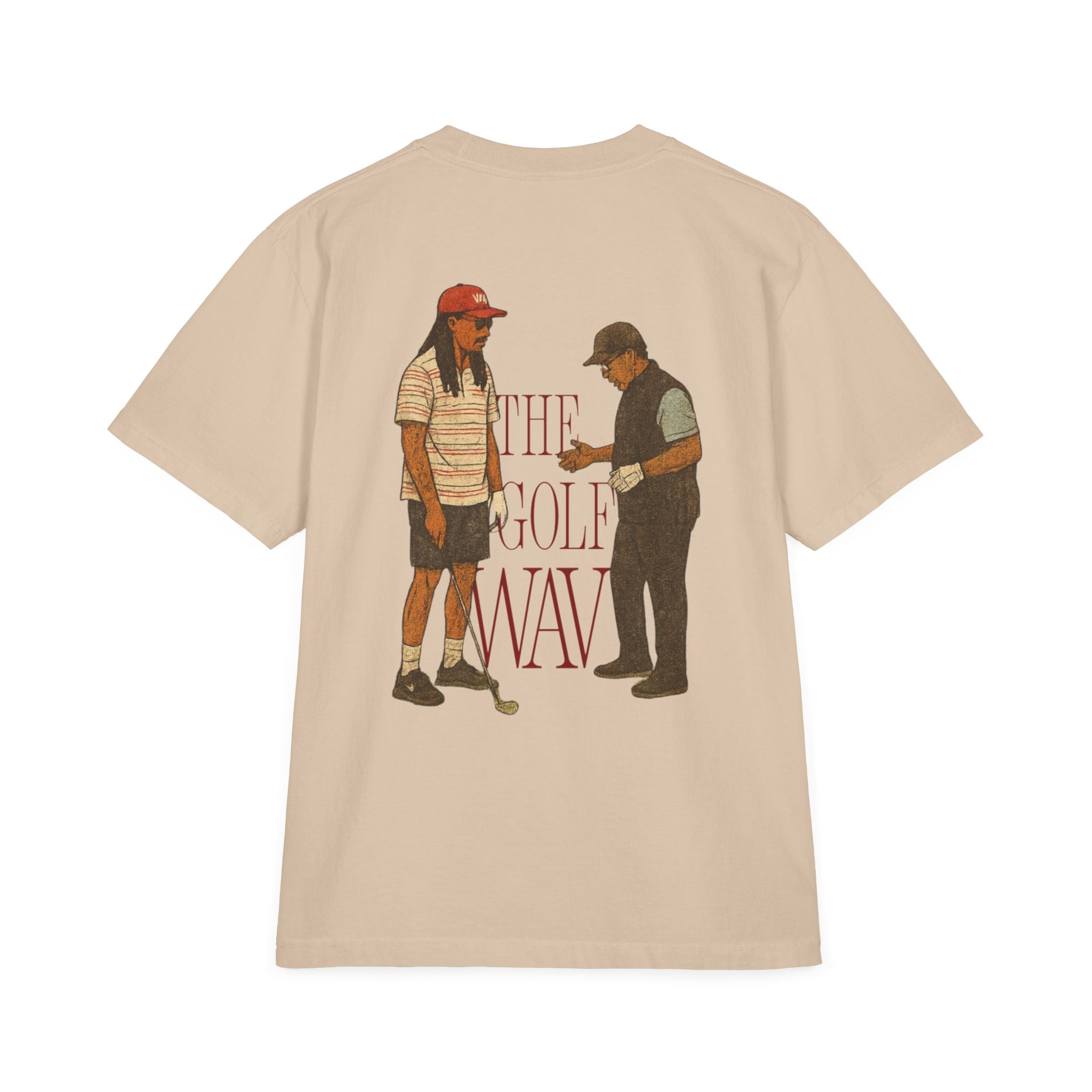 THE GOLF WAV Unisex Garment-Dyed Drop-Shoulder T-Shirt