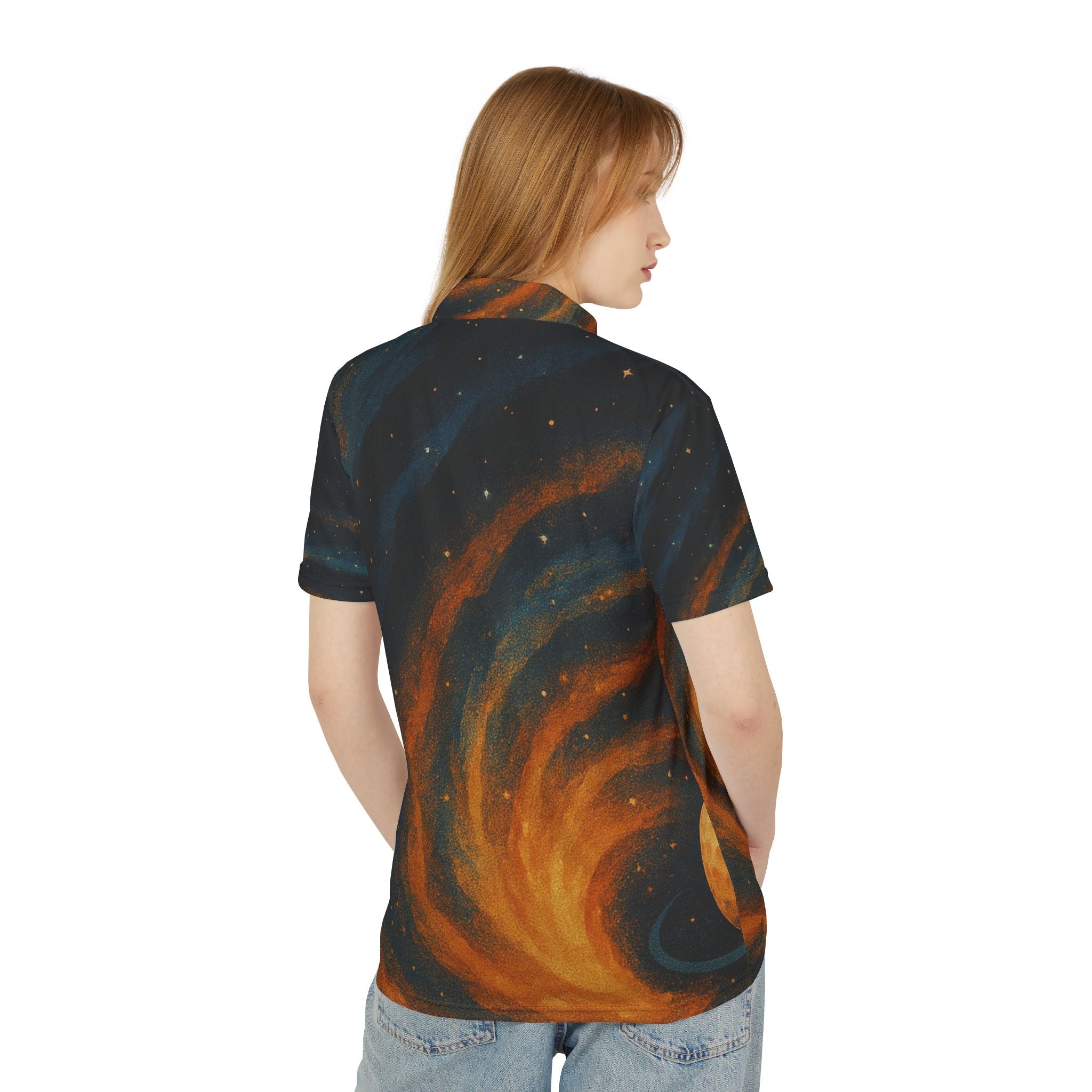GALAXY Unisex Polo Shirt (AOP)