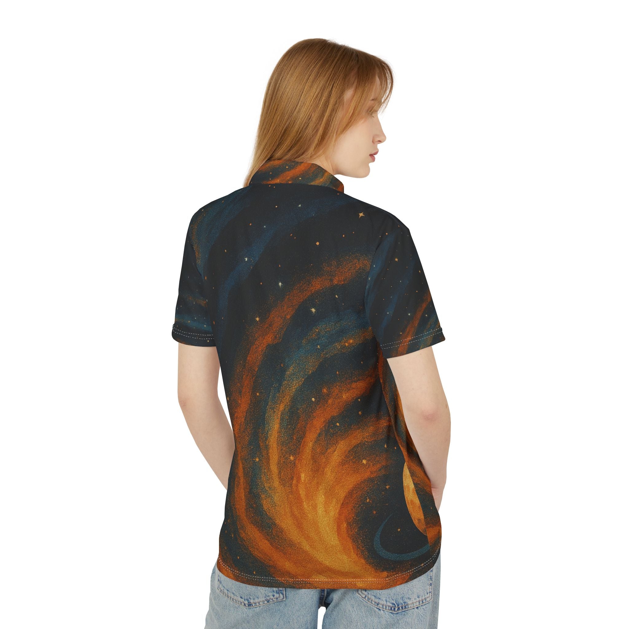 GALAXY Unisex Polo Shirt (AOP)