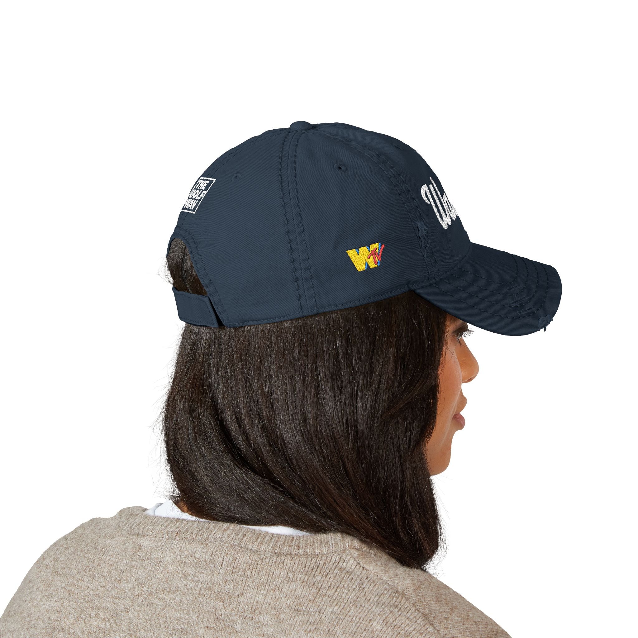 Distressed Dad Hat (Embroidery)