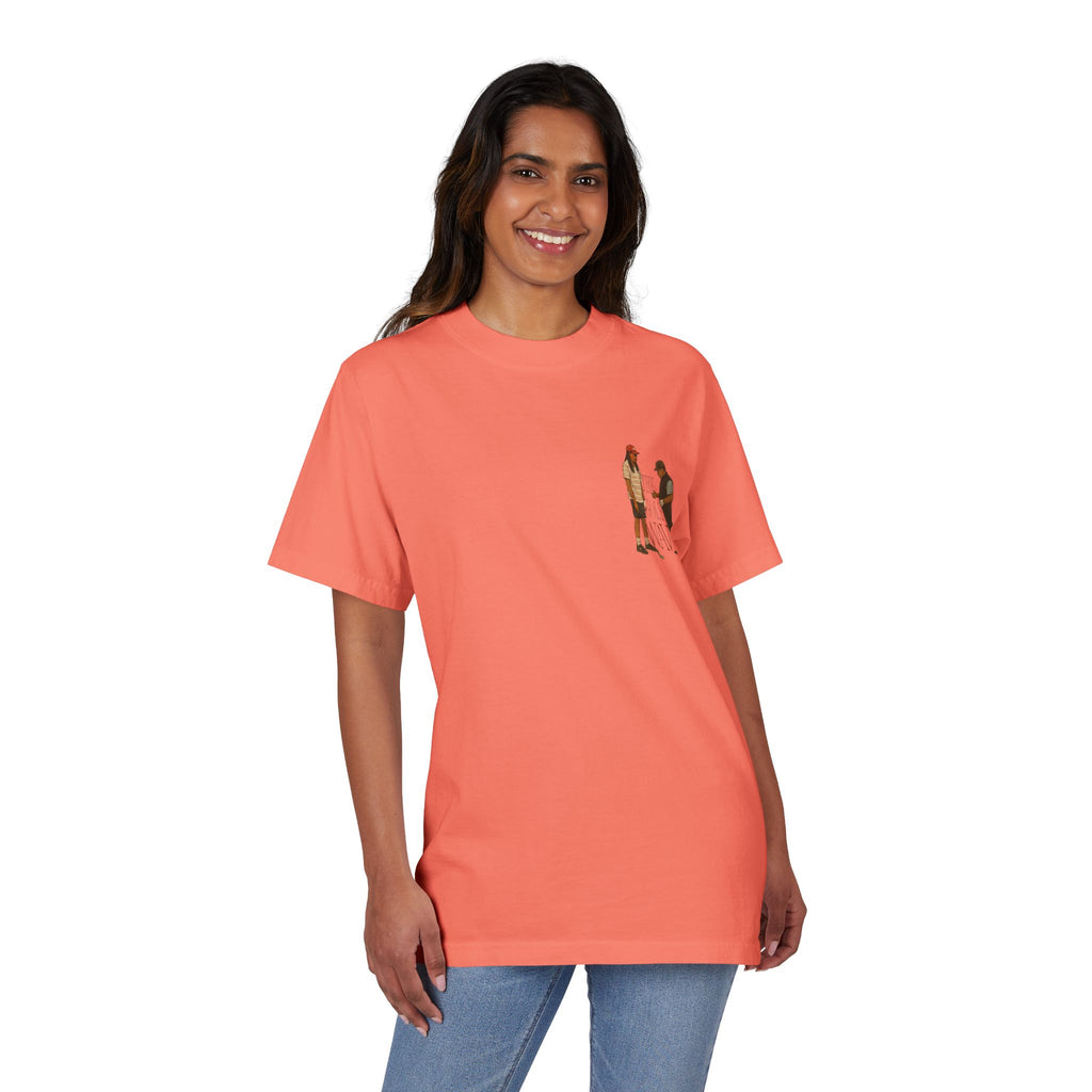 THE GOLF WAV Unisex Garment-Dyed Drop-Shoulder T-Shirt