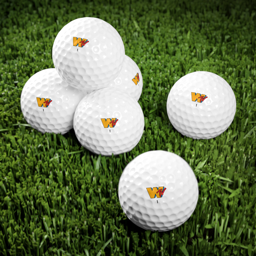 WAV TV Golf Balls, 6pcs