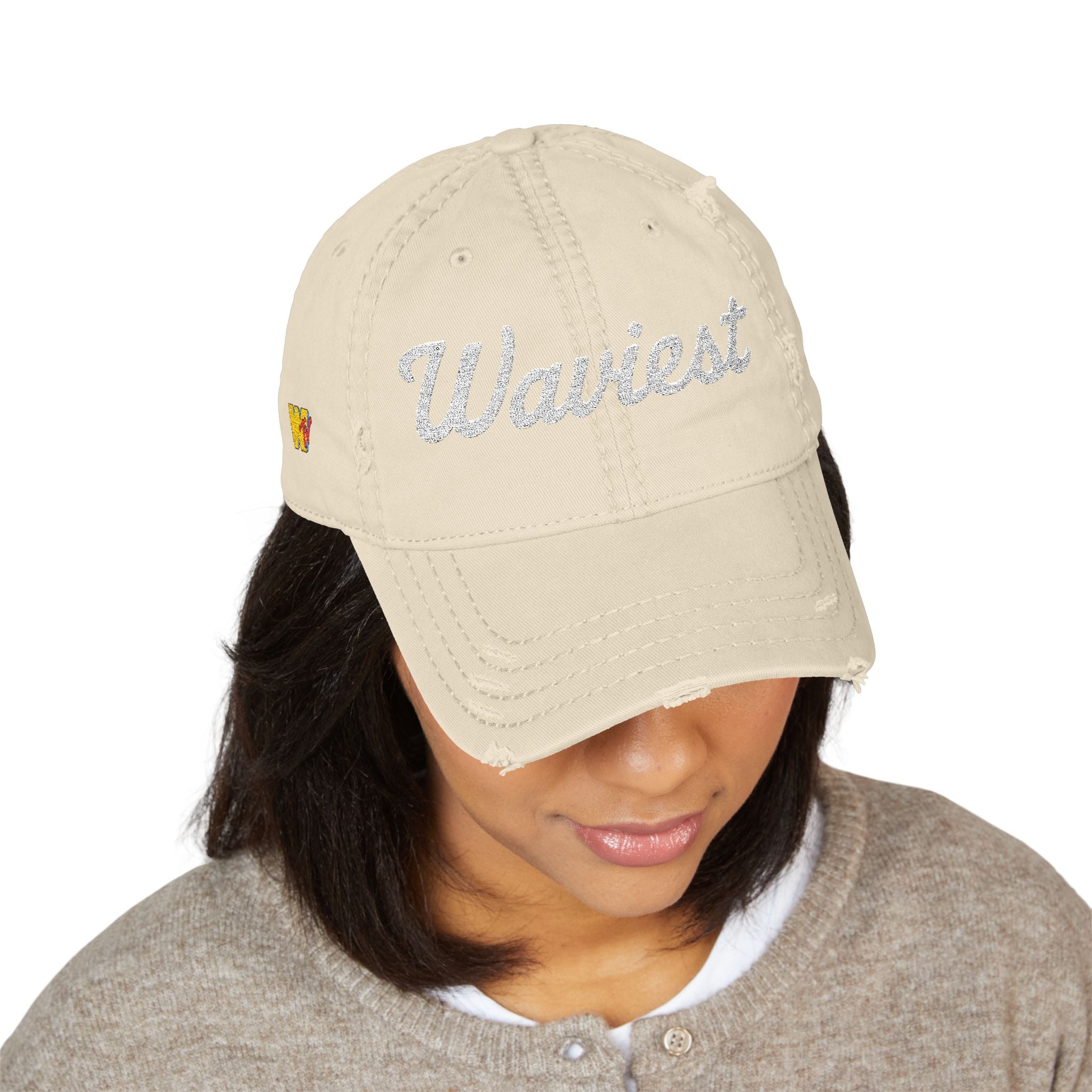 Distressed Dad Hat (Embroidery)