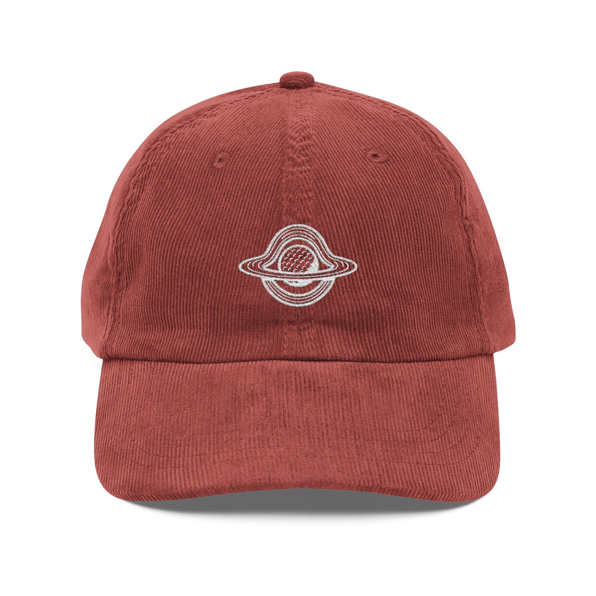 Vintage Corduroy Cap WHITE LOGO (Embroidery)