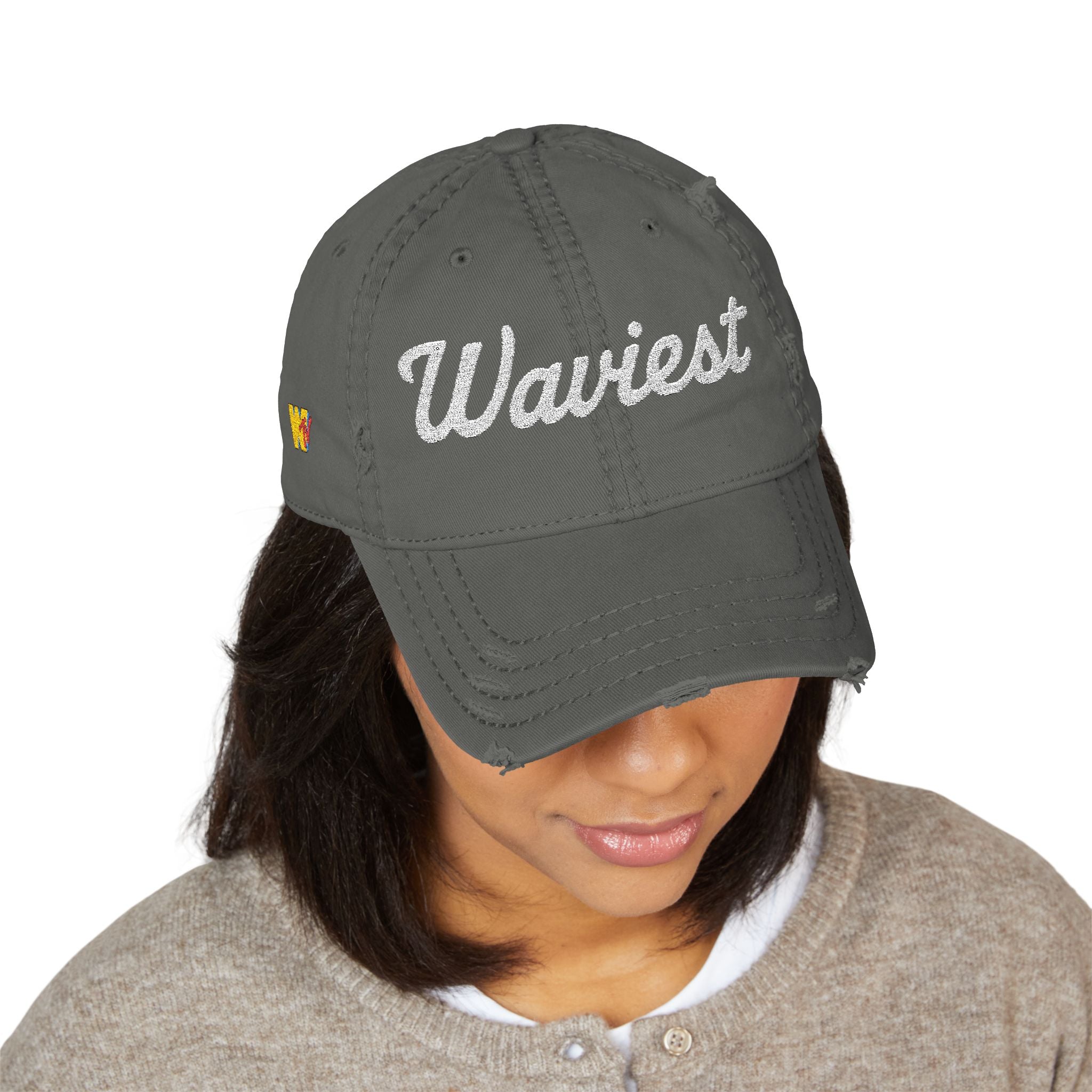 Distressed Dad Hat (Embroidery)